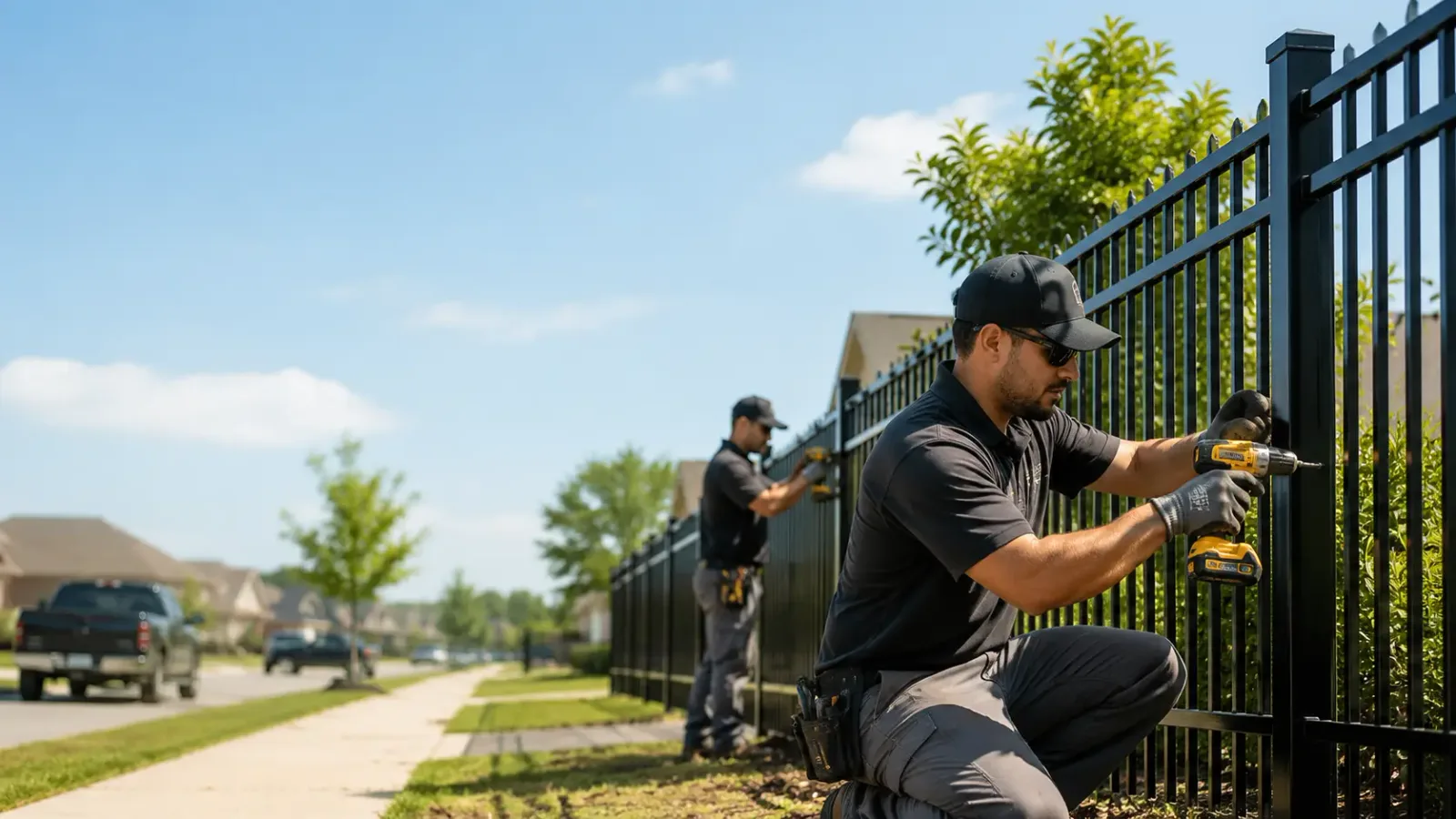 Metal Fence Installation in Larwill, IN